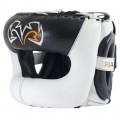 Rival Guerrero Facesaver Headgear #RV822 ( White )