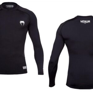 Venum Men's Contender 2.0 Compression Rash Guard Long Sleeve MMA