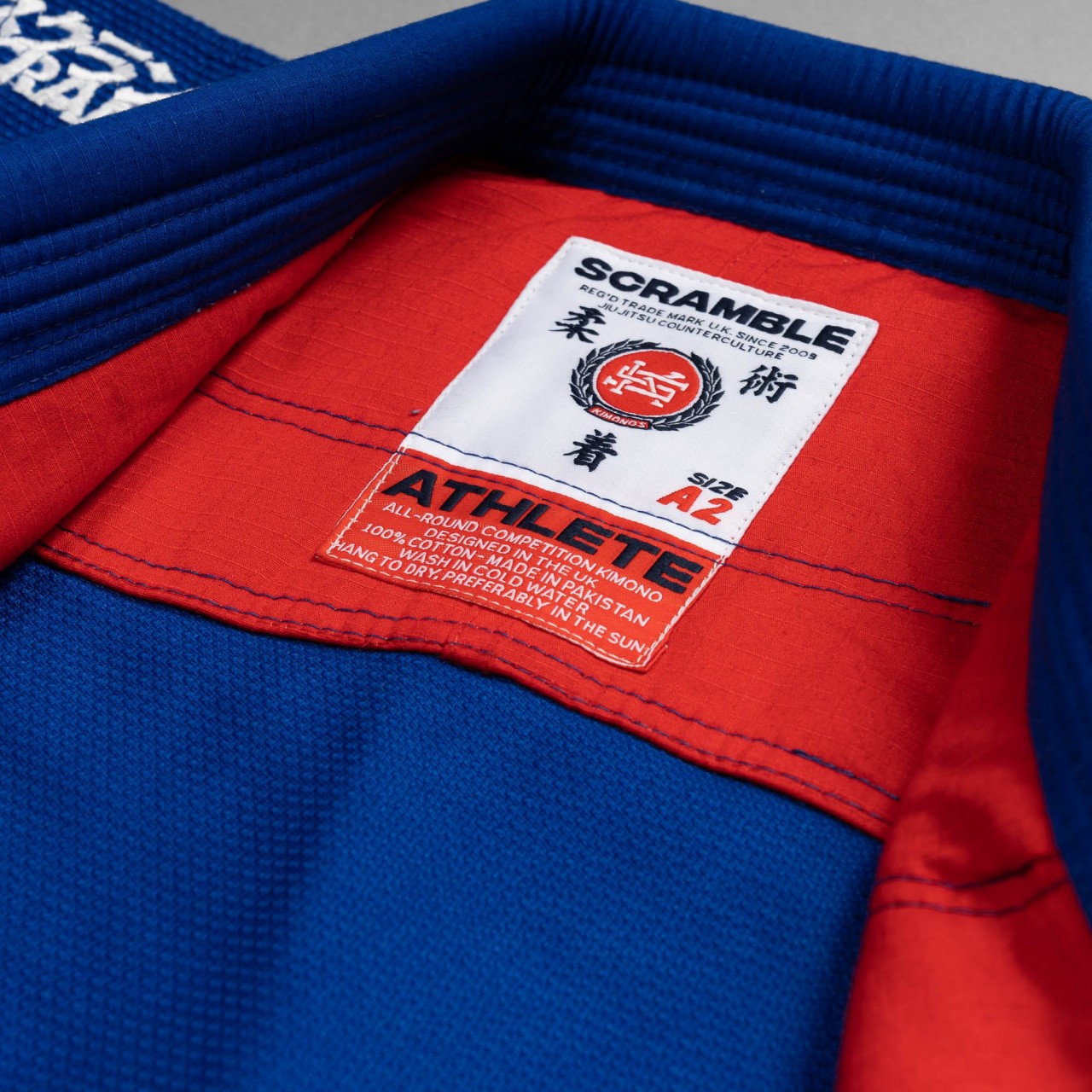 SCRAMBLE ATHLETE GI – BLUE - Image 8