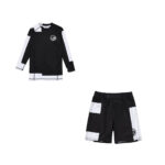 Shoyoroll Batch #120 Blocked Out Rash Guard and Shorts | Premium BJJ No-Gi Set