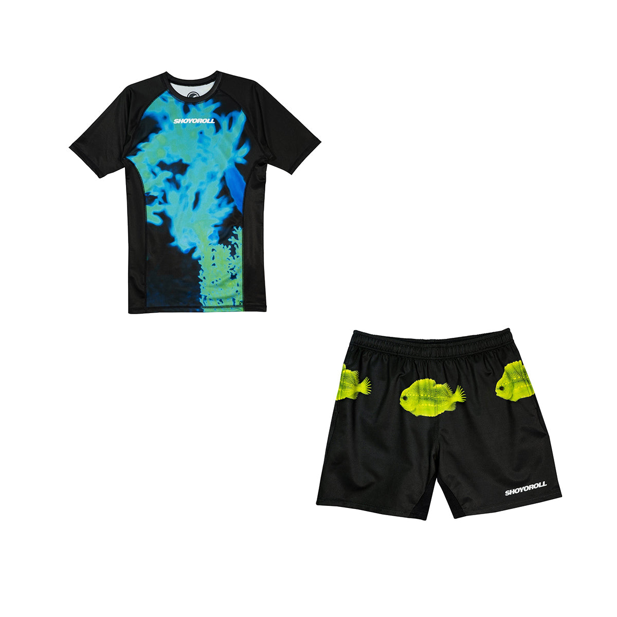 Shoyoroll 8 Ball Rash Guard and Shorts Set – Premium No-Gi Performance Gear - Image 2
